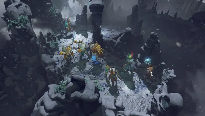Official Frosthaven digital tactical combat screenshot